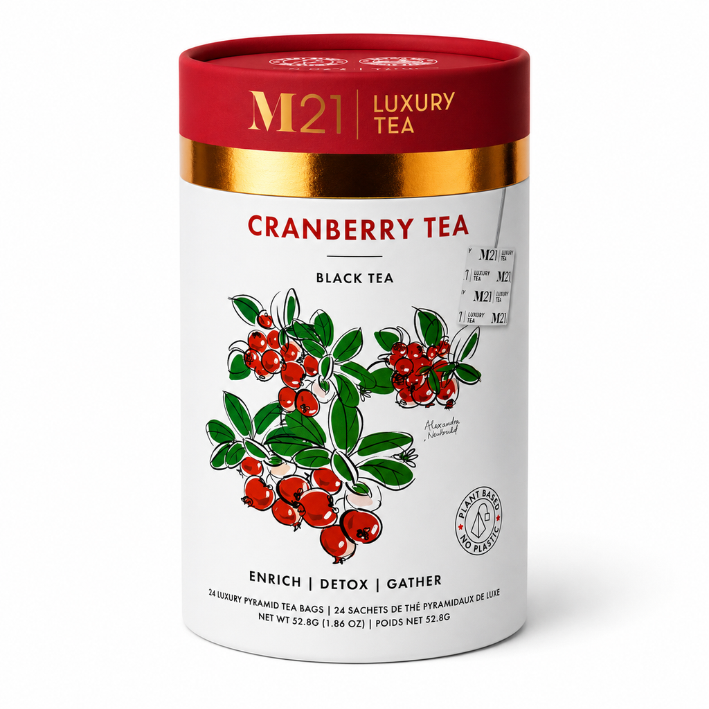 Cranberry Luxury Black Tea - 12ct Canister