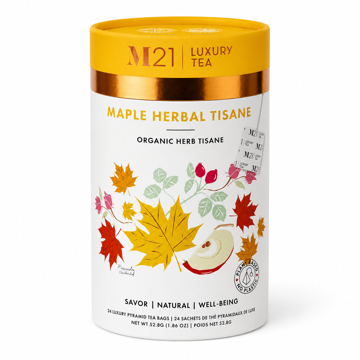 Maple Luxury Herbal Tea - 12ct Canister