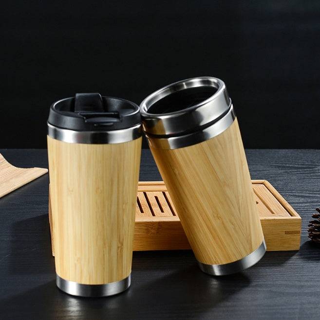 Leakproof Bamboo Travel Mug-0