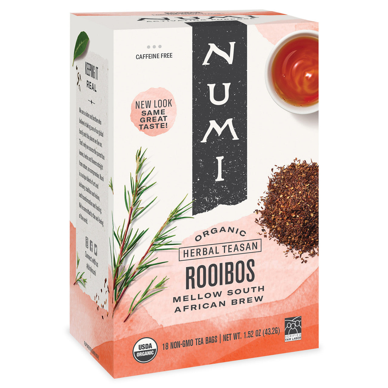 Numi Tea Rooibos Herb Herbal Tea (6x18 Bag)-0