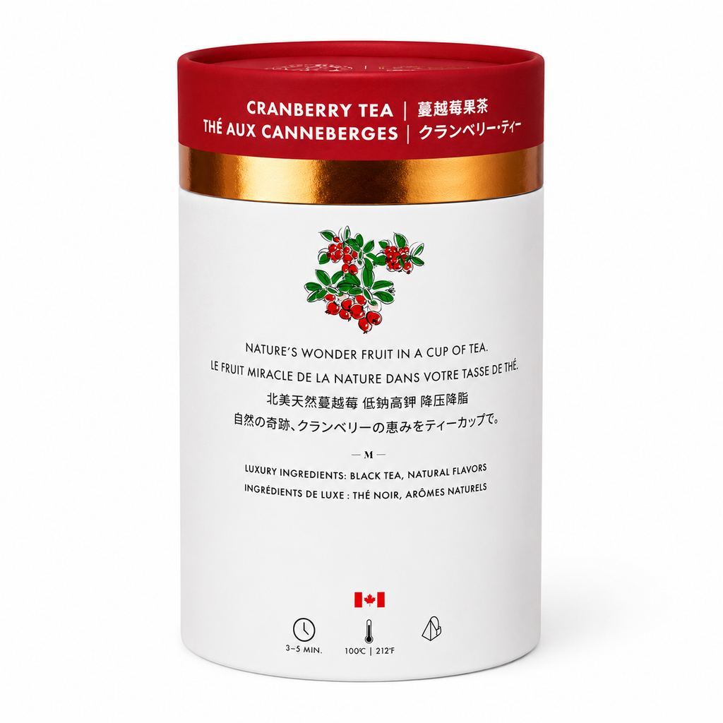 Cranberry Luxury Black Tea - 12ct Canister