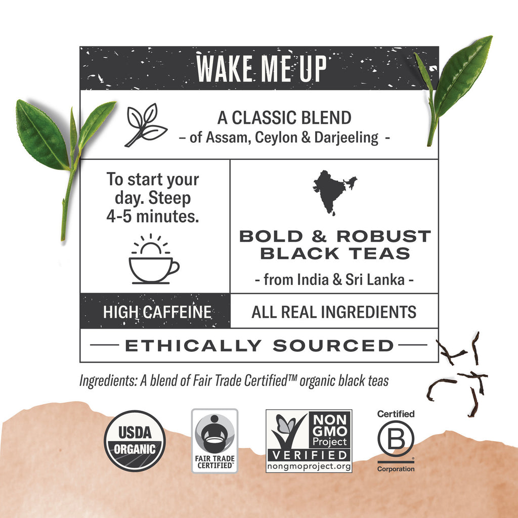 Numi Tea Breakfast Blend Black Tea (6x18 Bag)-2