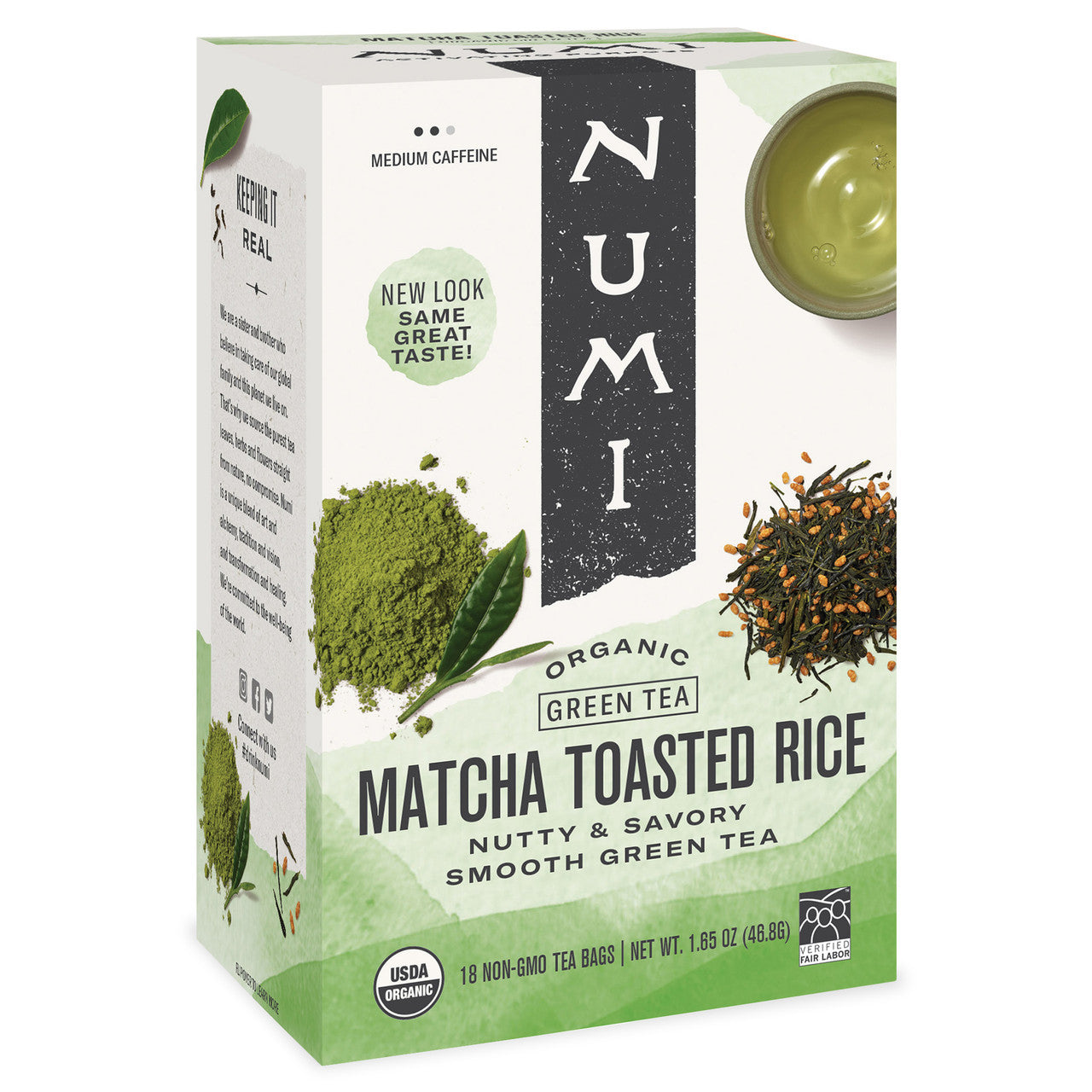 Numi Tea Matcha Toasted Rice Tea (6x16 Bag)-0