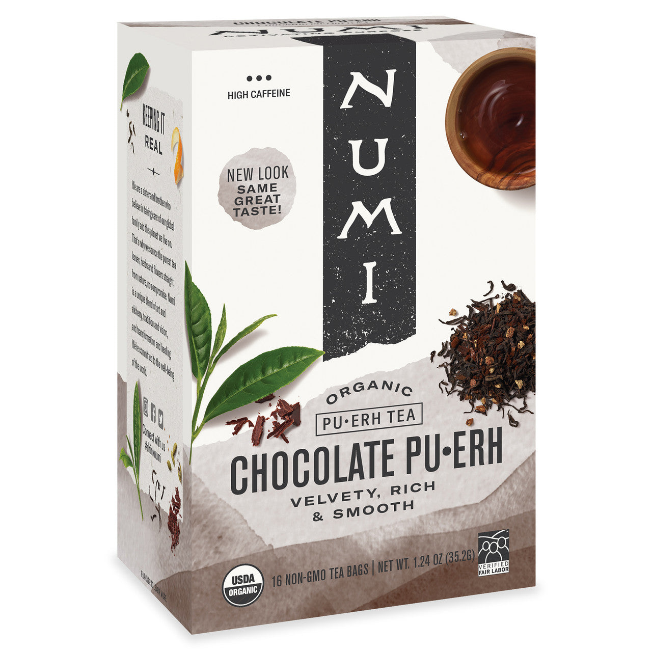 Numi Tea Chocolate Pu-erh Tea (6x16 Bag)-0